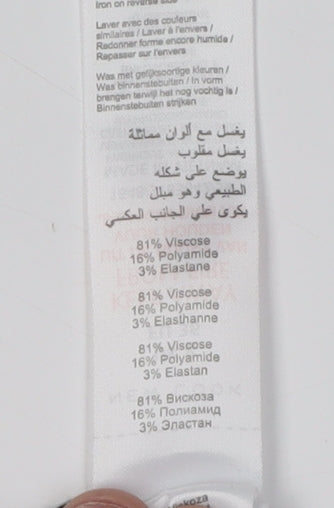 New Look Women's Multicoloured Skinny Trousers Size 8