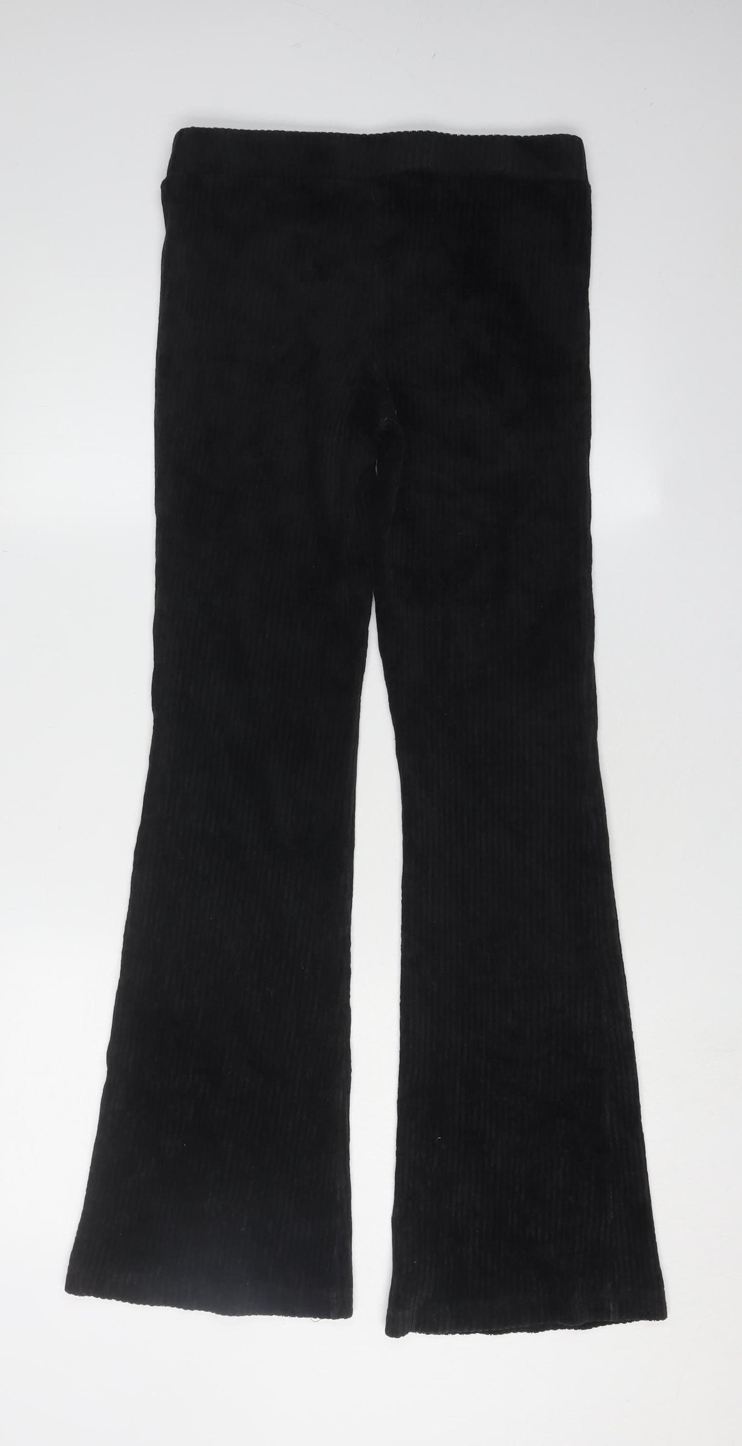 Unisex Adultss UK Size L Stradivarius   Black Trousers