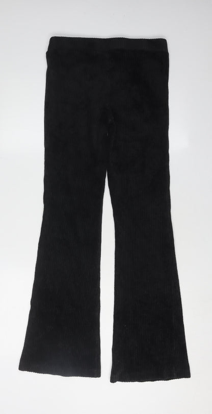 Unisex Adultss UK Size L Stradivarius   Black Trousers