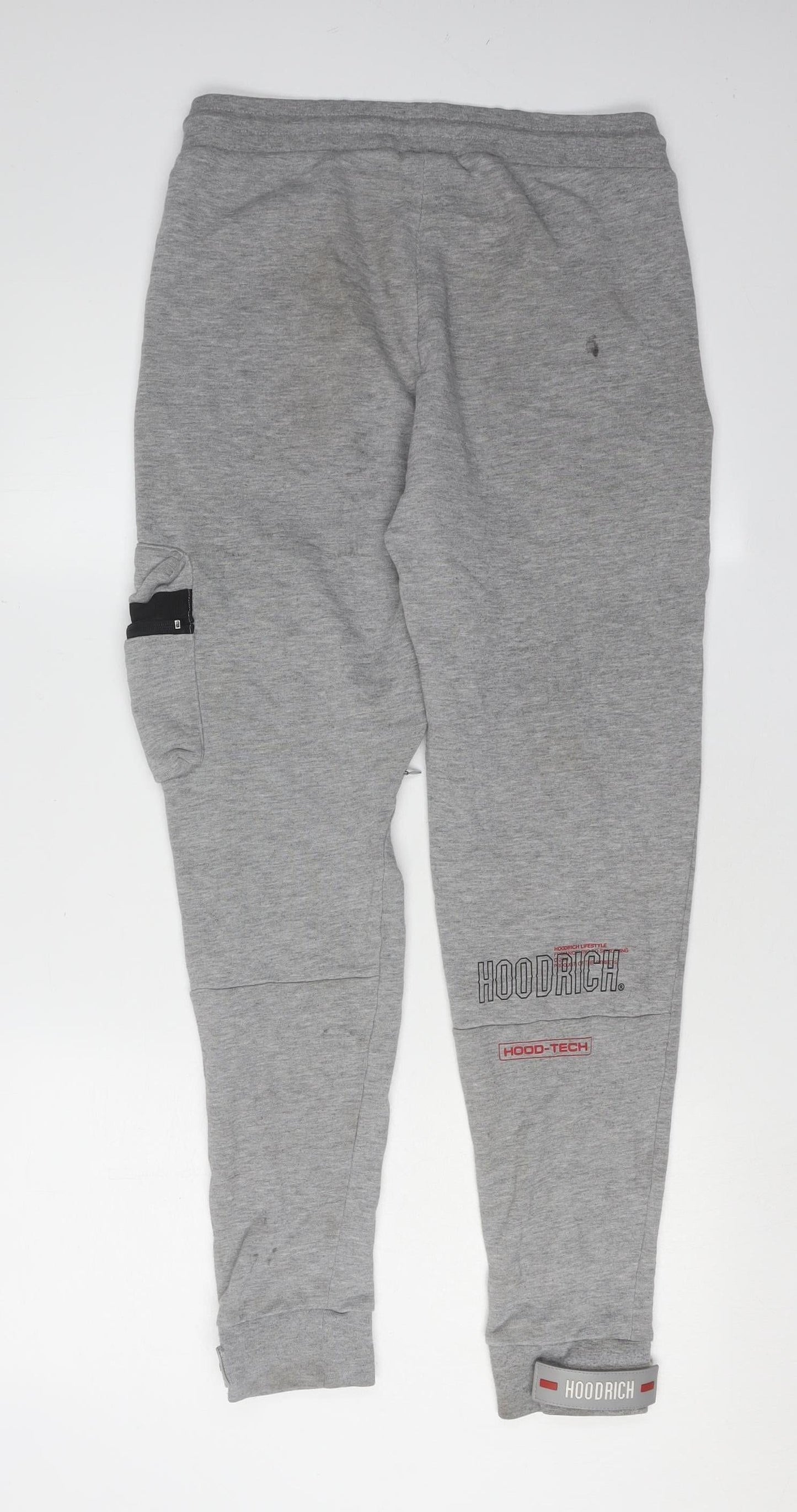 Hoodrich Men's Grey Jogger Trousers - Small