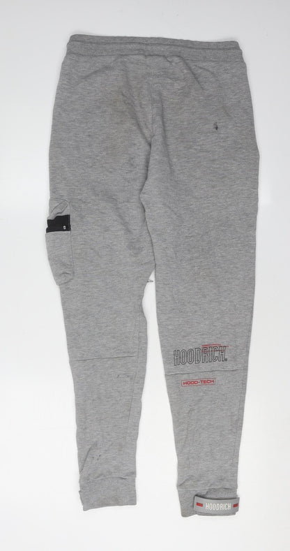 Hoodrich Men's Grey Jogger Trousers - Small