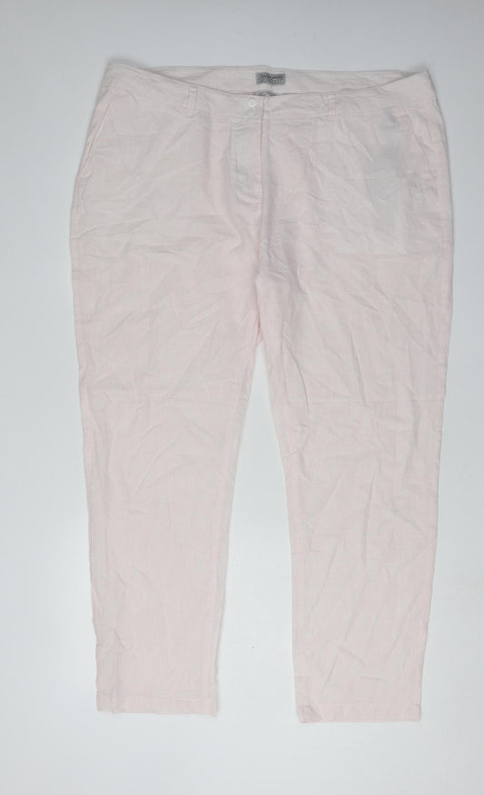 Craghoppers Women's Pink Plus Size Trousers