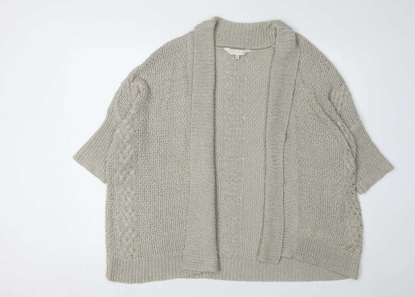 Womens UK Size 20 Rocha John Rocha Beige Cardigan Jumper