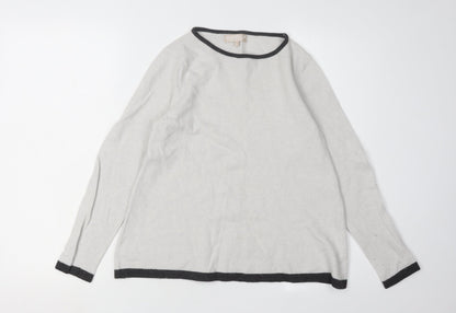 Womens UK Size S Benedetta B. Grey Pullover Jumper