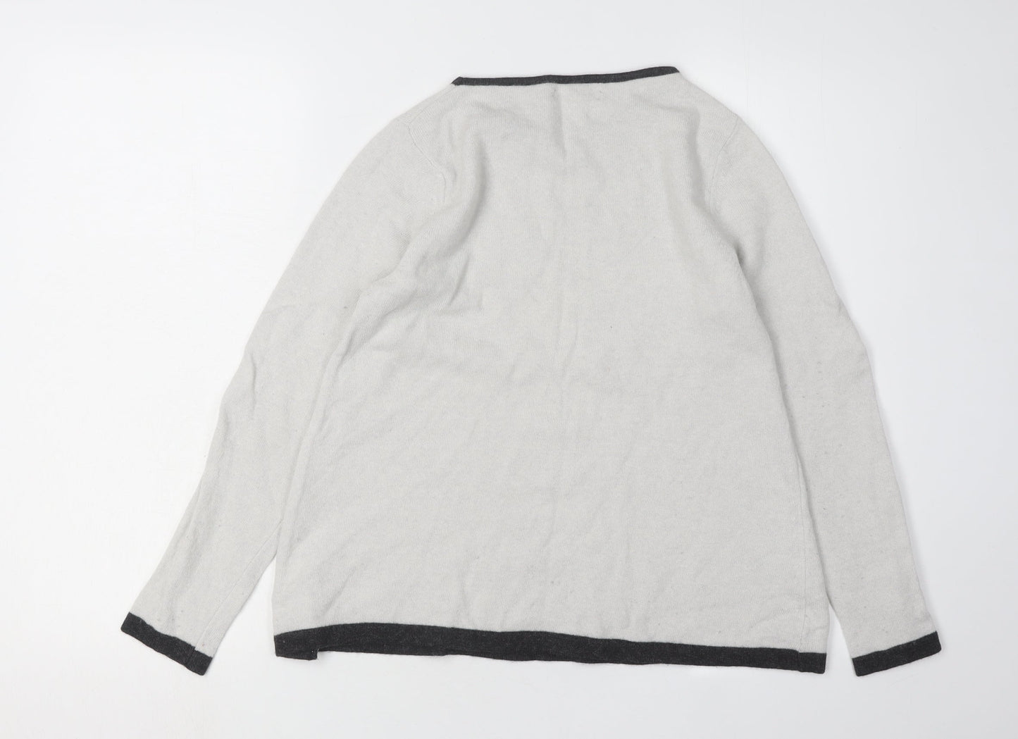 Womens UK Size S Benedetta B. Grey Pullover Jumper