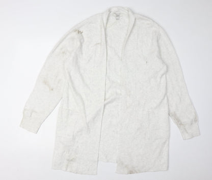 Womens UK Size 14 Marks and Spencer Grey Cardigan Jumper