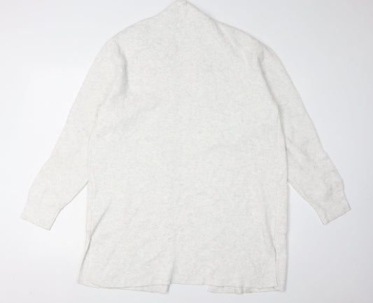 Womens UK Size 14 Marks and Spencer Grey Cardigan Jumper