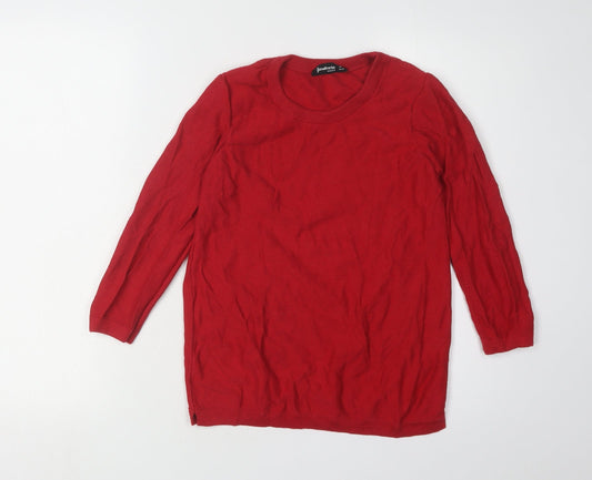 Womens UK Size 8 Stradivarius Red Pullover Jumper