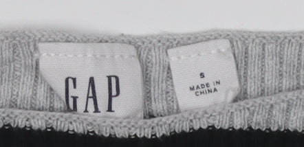 Gap Women's Black Striped Pullover Jumper Size S