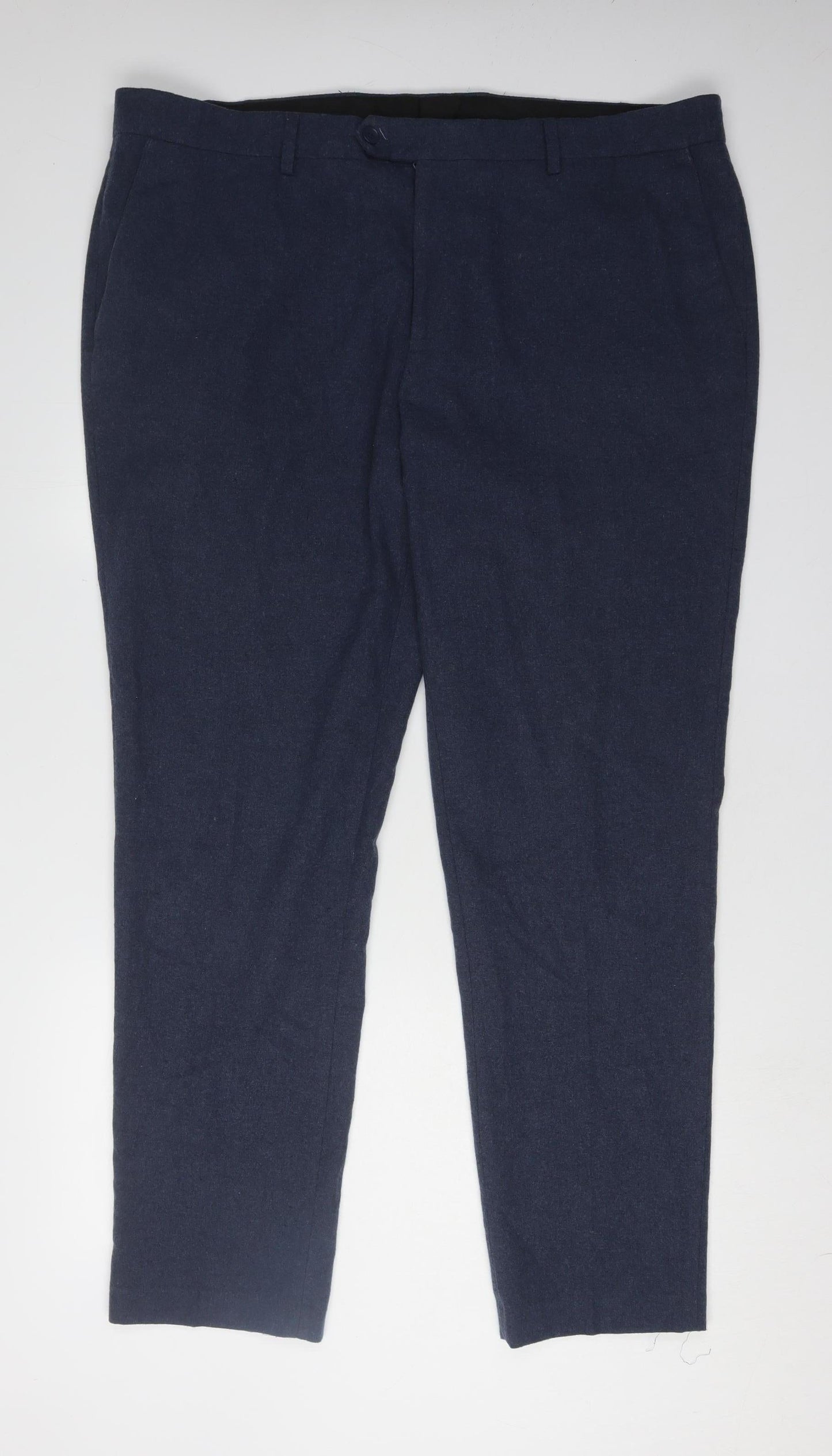 Gianni Feraud Men's Blue Trousers, Size 42