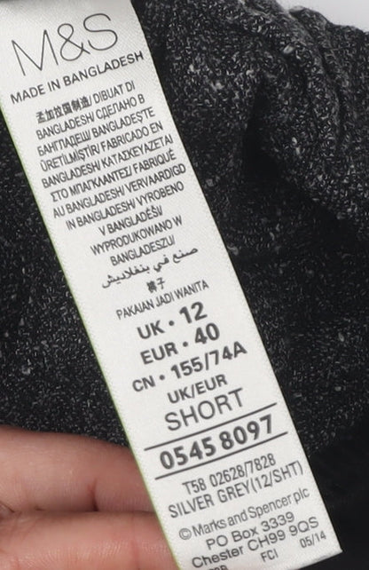 Womens UK Size 12 Marks and Spencer   Grey Trousers