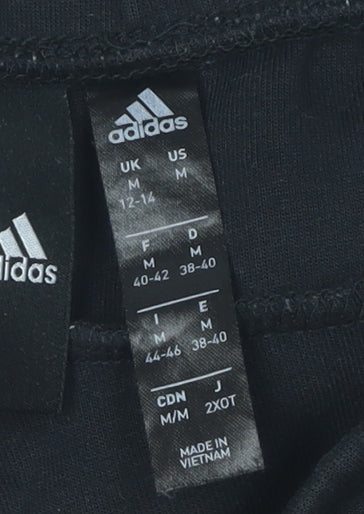 Adidas Women's Black Joggers M Gym Training Trousers