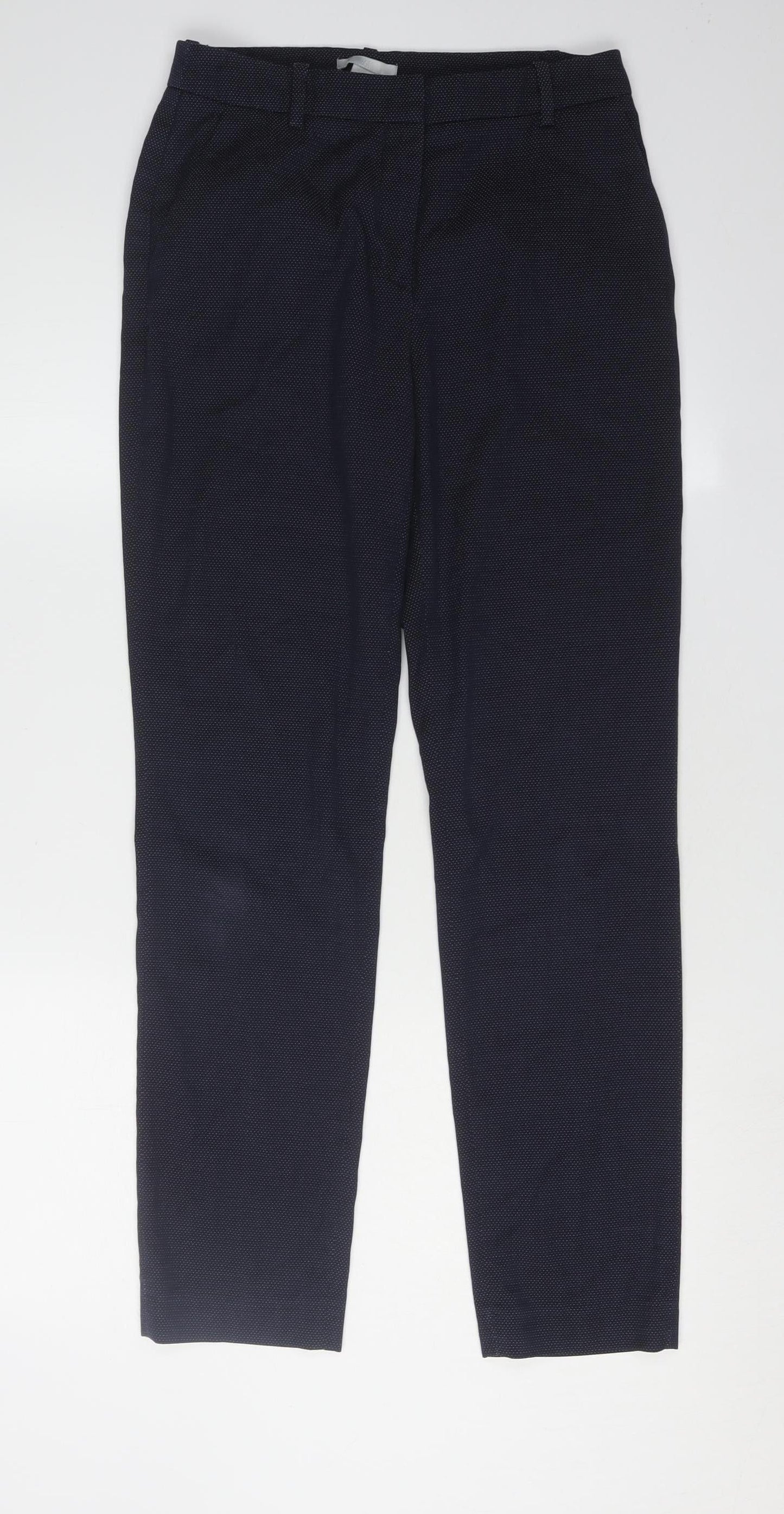 Womens UK Size 6 H&M Regular Fit Business Formal Black Trousers