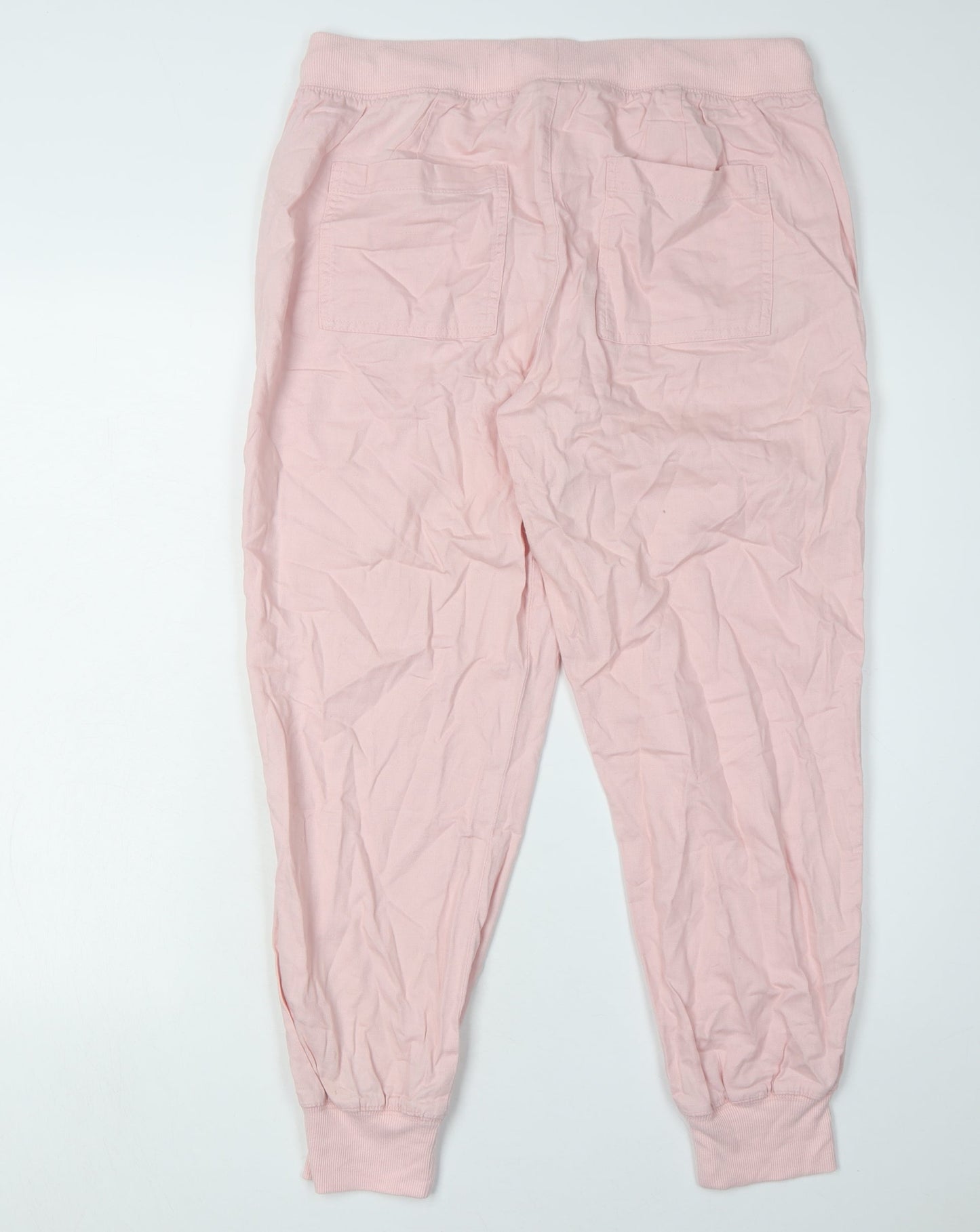 Womens UK Size M Gap Relaxed Fit Jogger Pink Trousers