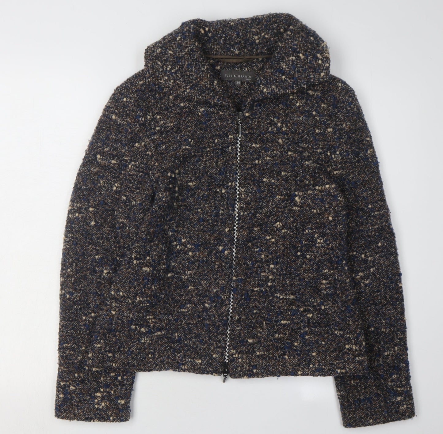Womens UK Size 8 EVELIN BRANDT Multicoloured Basic Jacket