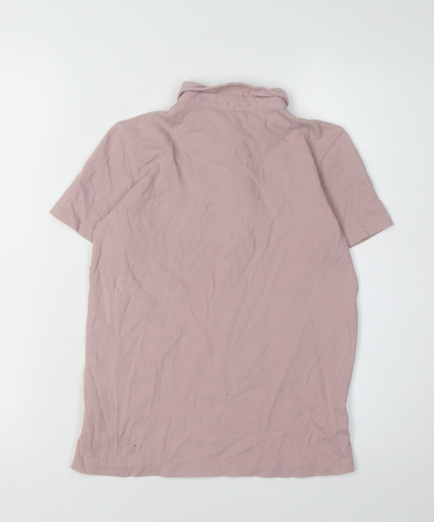 Farah Boys Pink Polo Shirt, Size 10-11, Short Sleeve