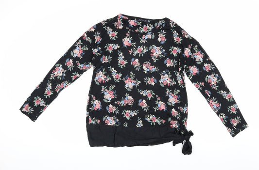 Womens UK Size 14 Marks and Spencer Black Tunic Blouse