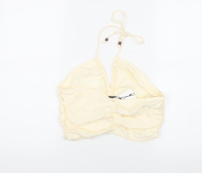 Womens UK Size M Zara Ivory Camisole Tank