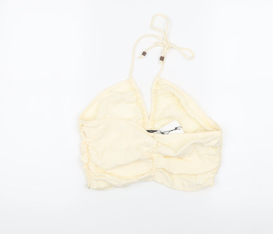 Womens UK Size M Zara Ivory Camisole Tank