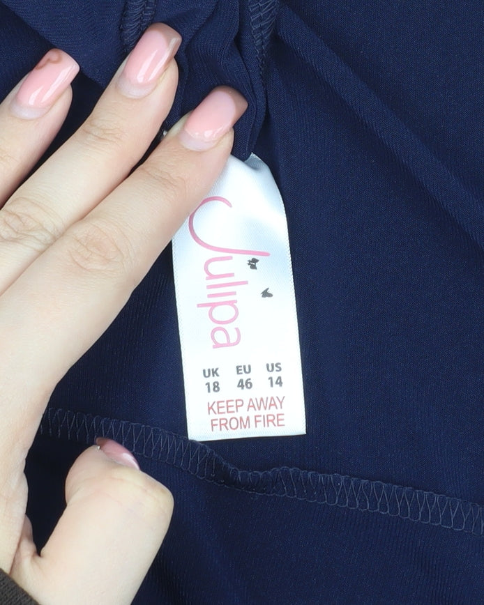 Julipa Women's Blue Skirt Size 18