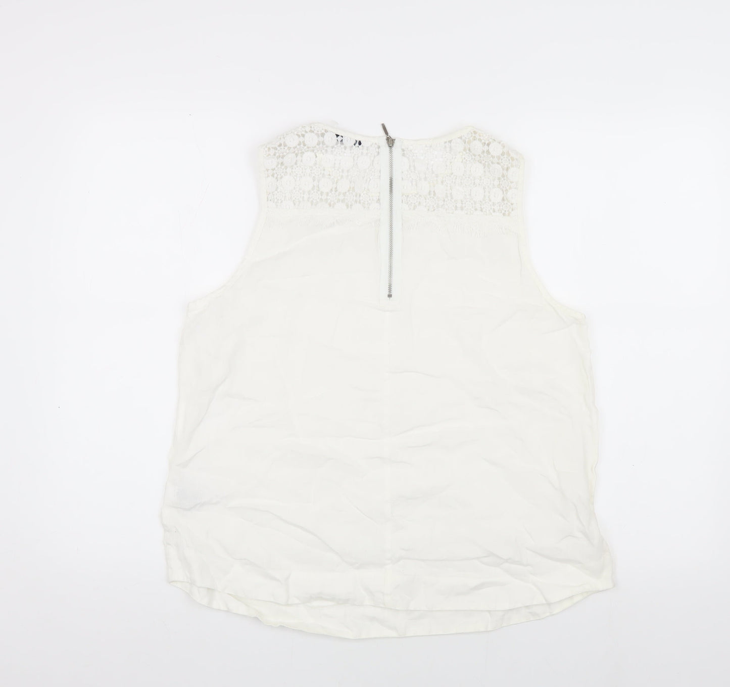 Womens UK Size 14 Marks and Spencer White  Blouse