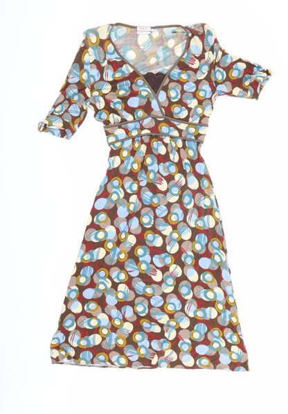 MAX&Co. Women's Multicoloured Wrap Dress - Size S