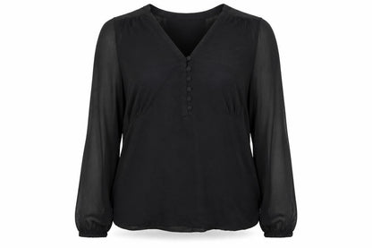 Womens UK Size 18 Wallis Black  Blouse