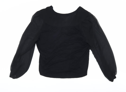 Womens UK Size 18 Wallis Black  Blouse