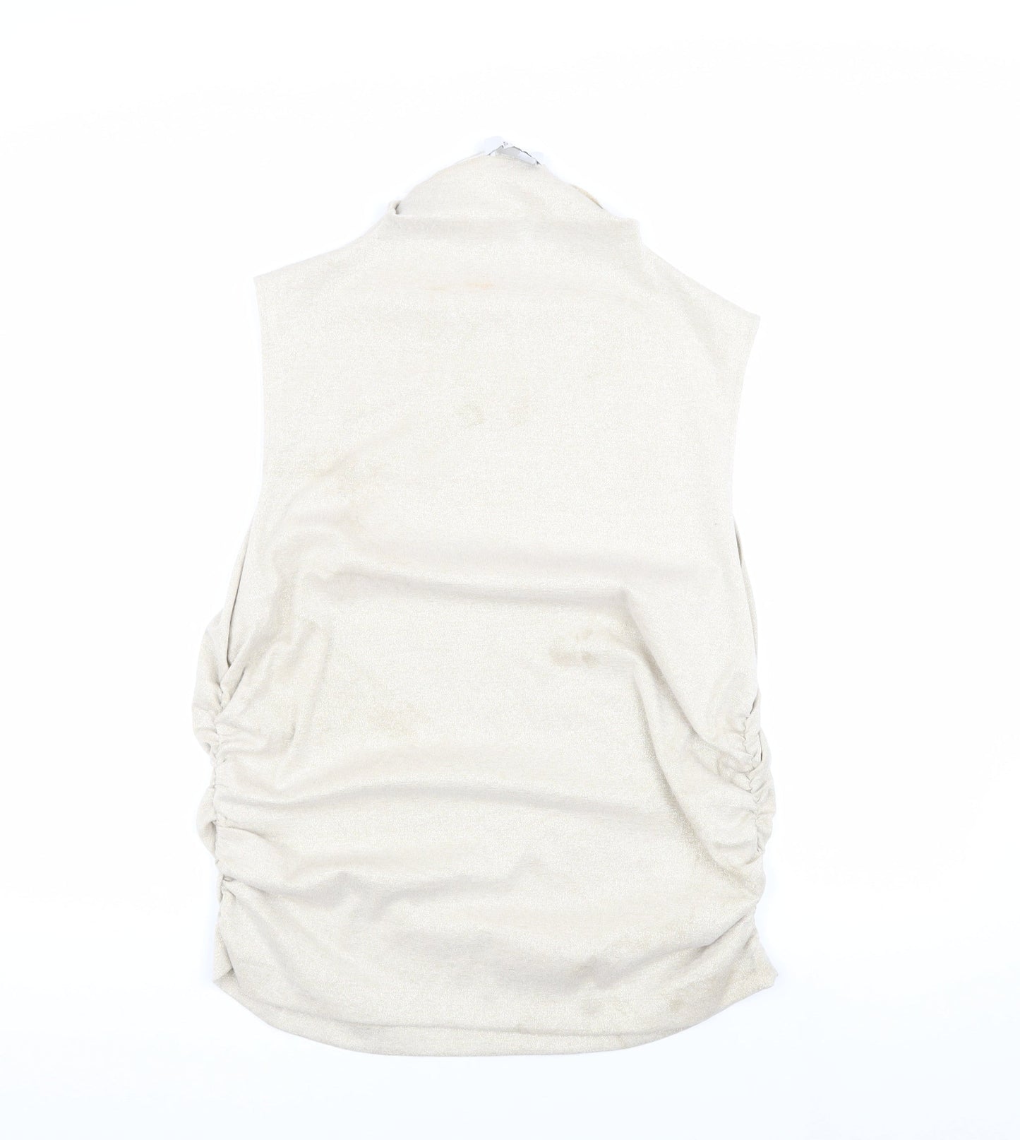 Womens UK Size 20 Marks and Spencer Beige Basic Blouse