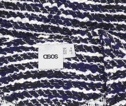 Womens UK Size 6 ASOS Blue Cardigan Jumper