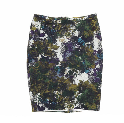 Next Women's Multicoloured Floral Pencil Skirt Size 10