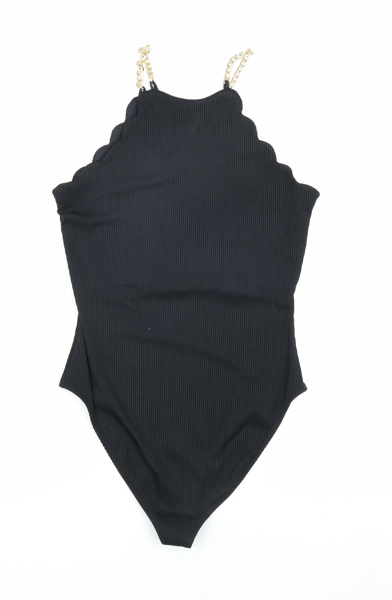 Womens UK Size 10 River Island Black Camisole Blouse