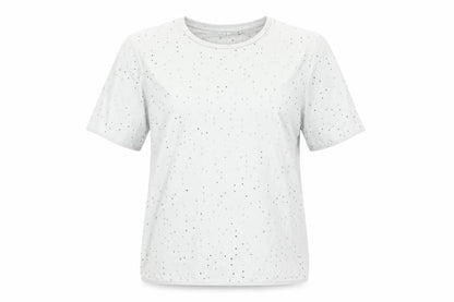 COS Women's Grey L Cotton Crew Neck T-Shirt