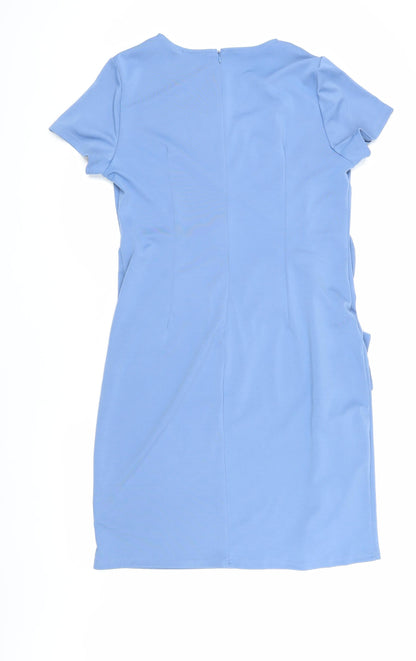 Grace Karin Women's Blue Ruffle Dress XL