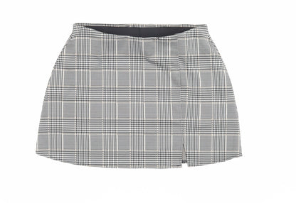 H&M Women's Multicoloured Check Pencil Skirt Size 12