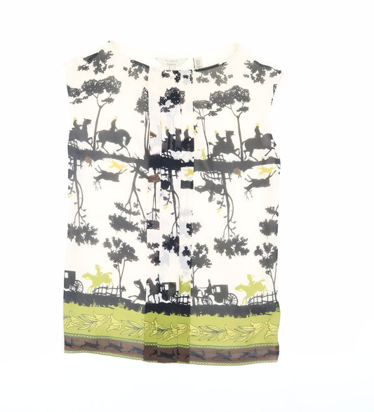 Womens UK Size XS Ted Baker Multicoloured  Blouse