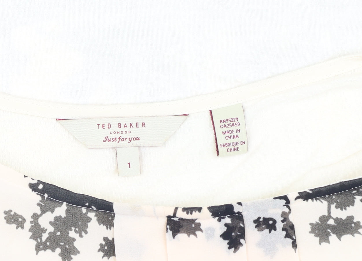 Womens UK Size XS Ted Baker Multicoloured  Blouse