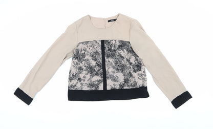 Womens UK Size 12 Oasis Beige  Blouse