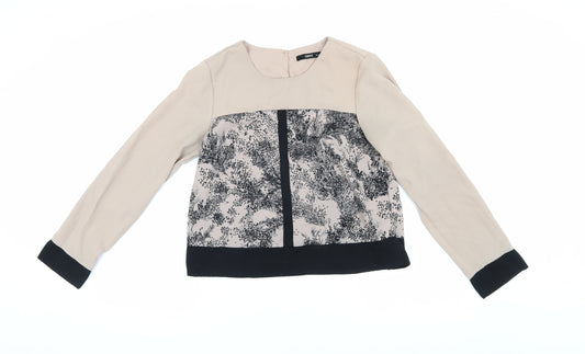 Womens UK Size 12 Oasis Beige  Blouse