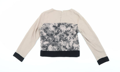 Womens UK Size 12 Oasis Beige  Blouse