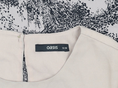 Womens UK Size 12 Oasis Beige  Blouse