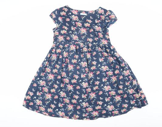 JoJo Maman Bébé Women's Multicoloured Floral Dress Size 12