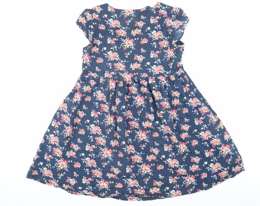 JoJo Maman Bébé Women's Multicoloured Floral Dress Size 12