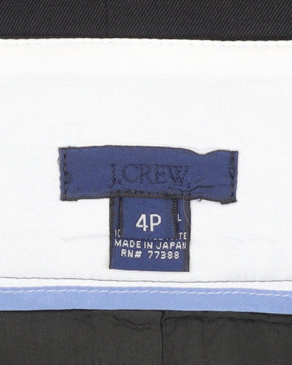 J.Crew Women's Black Wool Pencil Skirt Size 4P