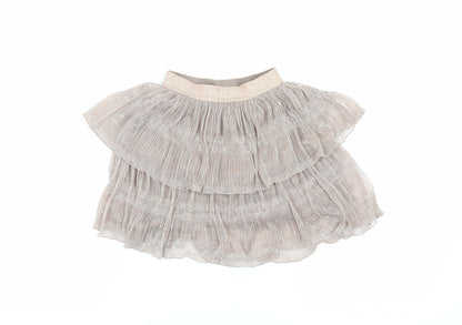 Next Girls Beige Pleated Skirt, 5 Years, Party Ready