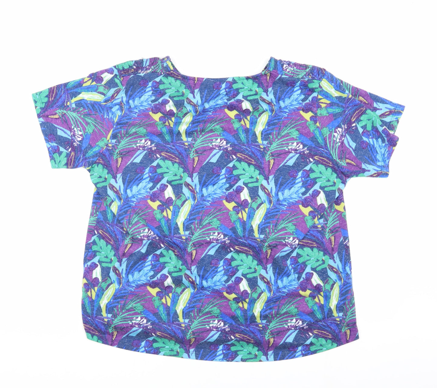 ISLE Women's Multicoloured Floral T-Shirt L