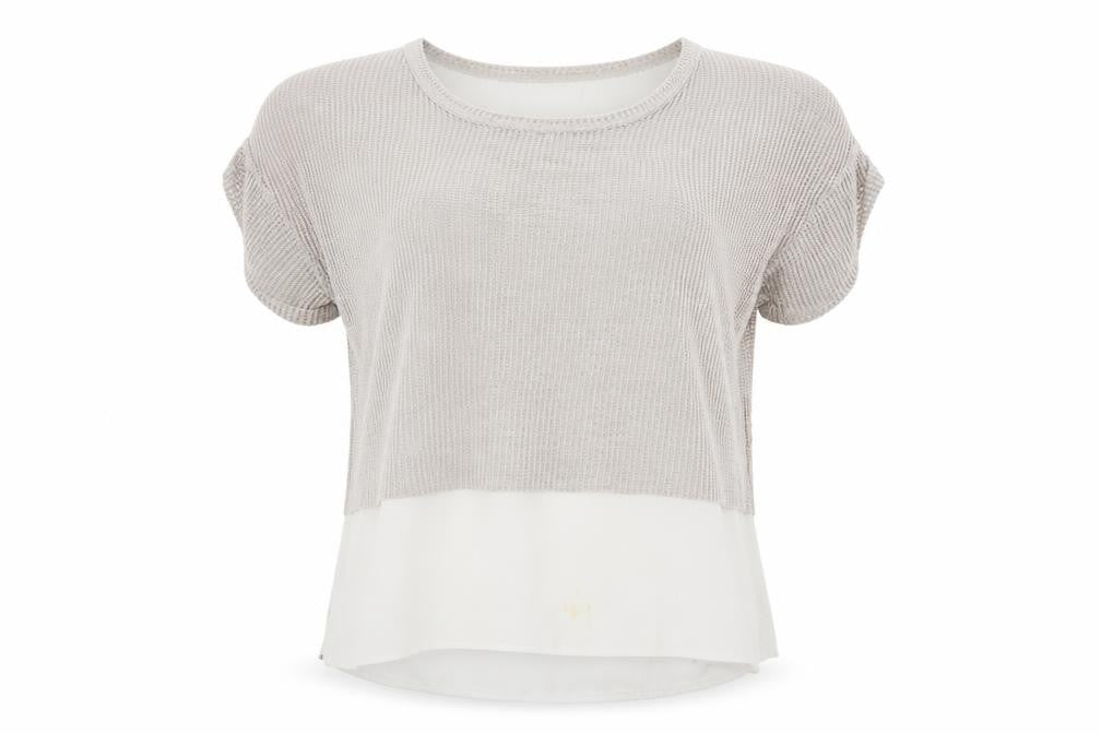 Womens UK Size S Zara Beige Basic Blouse