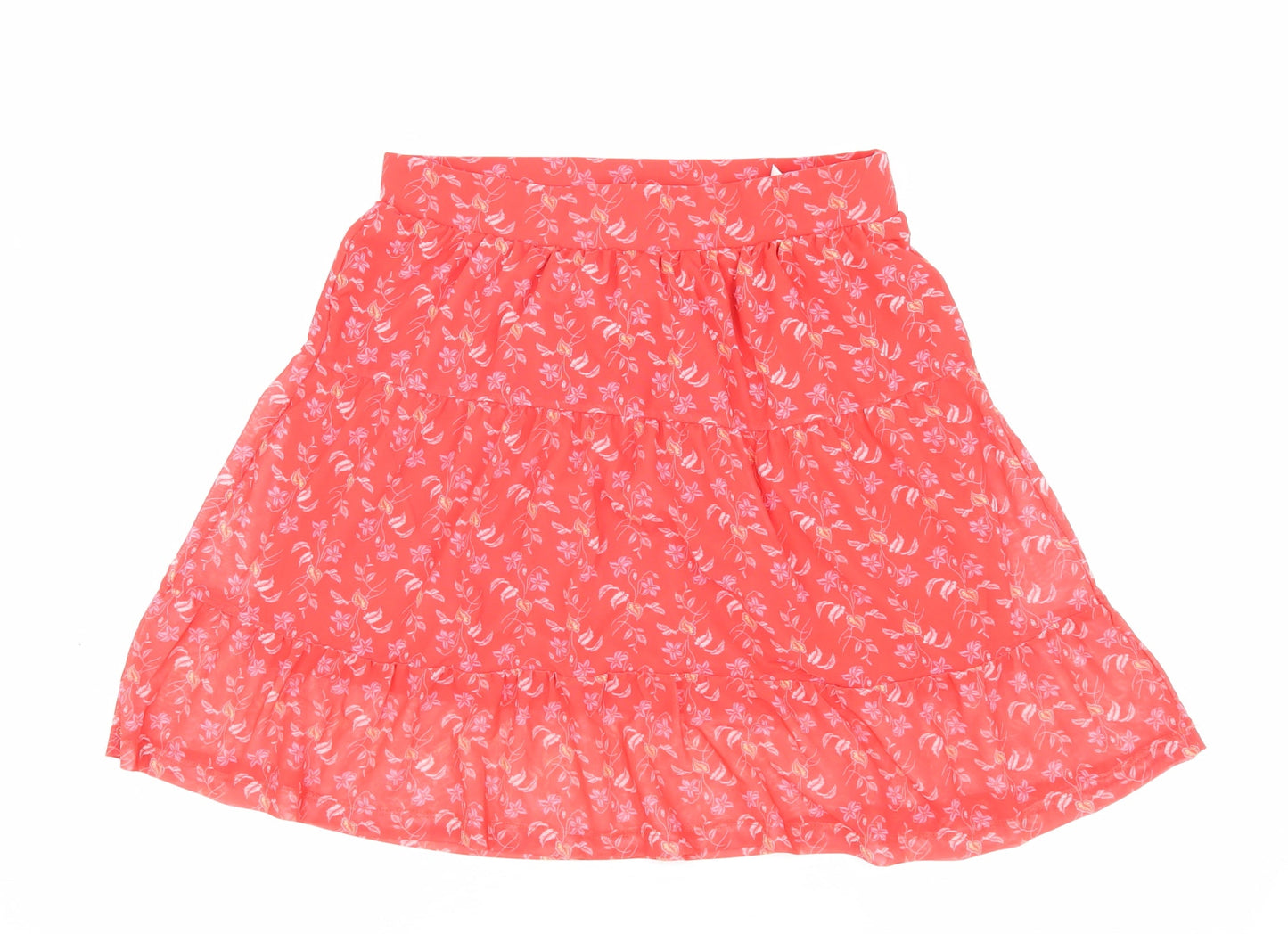 Next Women’s Red Floral Skirt Size 10