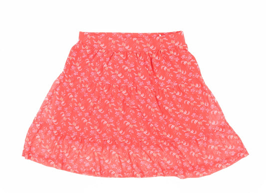 Next Women’s Red Floral Skirt Size 10