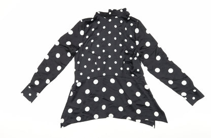 Womens UK Size 8 H&M Black Basic Blouse